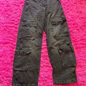 Stylish Black Cargo Pants